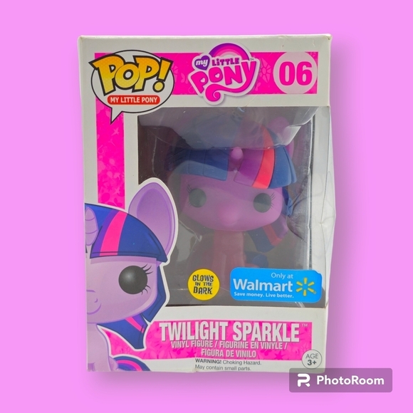 Funko POP! My Little Pony Twilight Sparkle 06 Glow in The Dark Walmart Exclusive - Picture 1 of 9